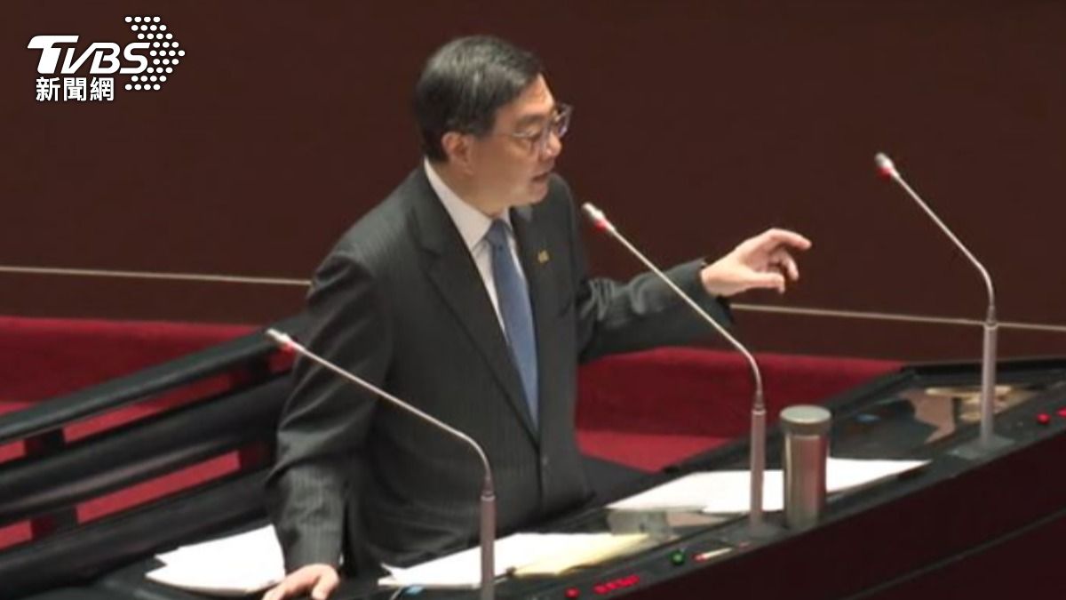 行政院長卓榮泰。（圖／TVBS）