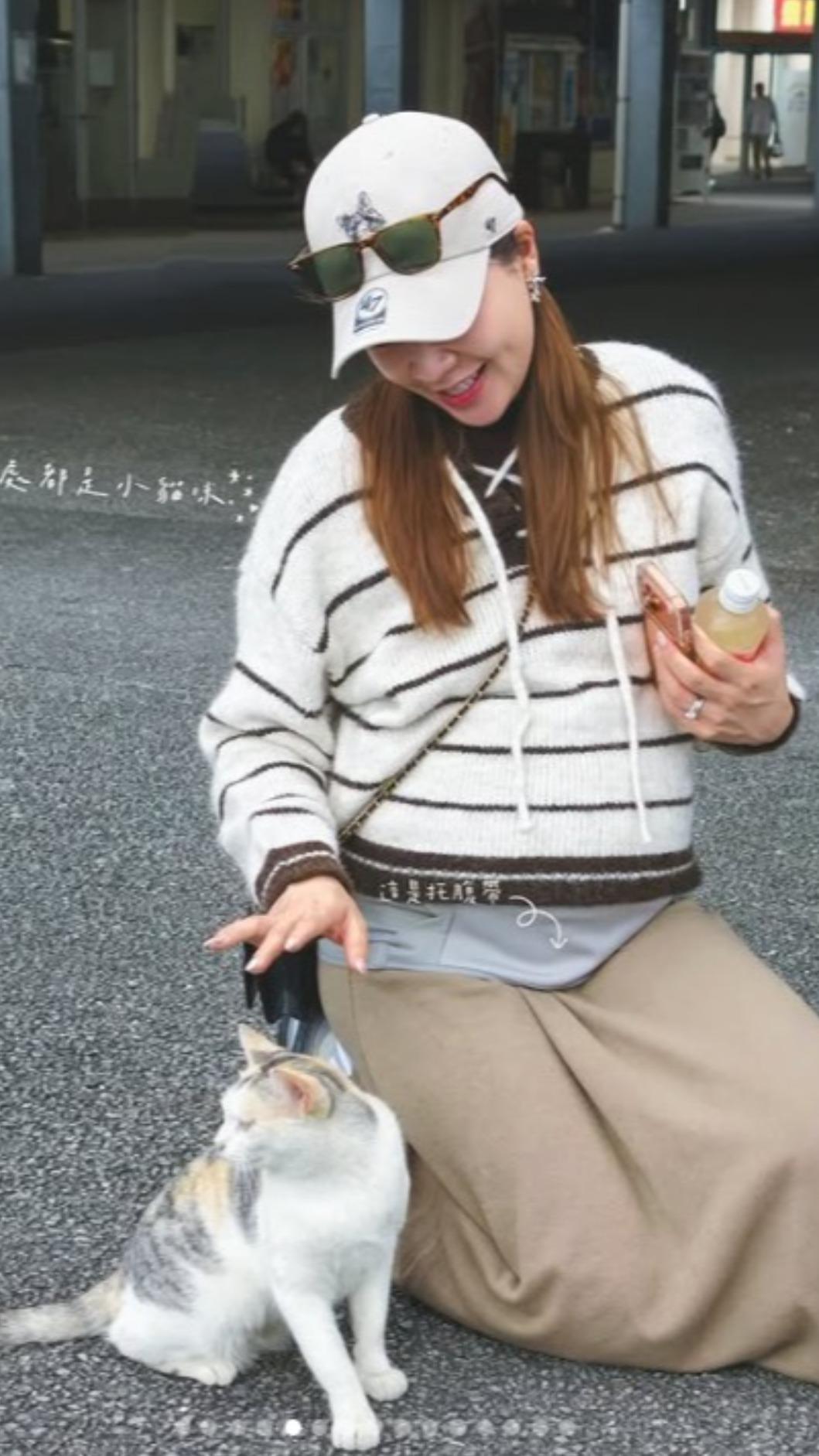 謝京穎如願出國感到滿足。（圖／翻攝自謝京穎IG）