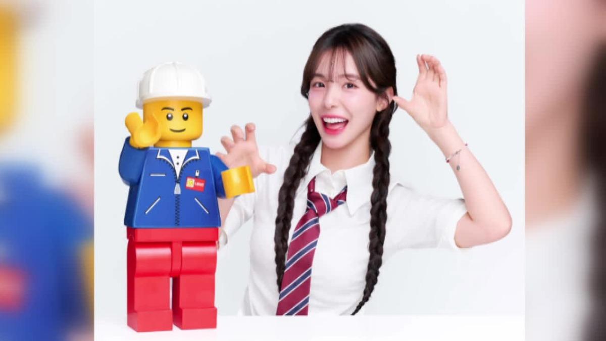 李多慧成為樂高「玩樂夥伴」。（圖／翻攝LEGO）