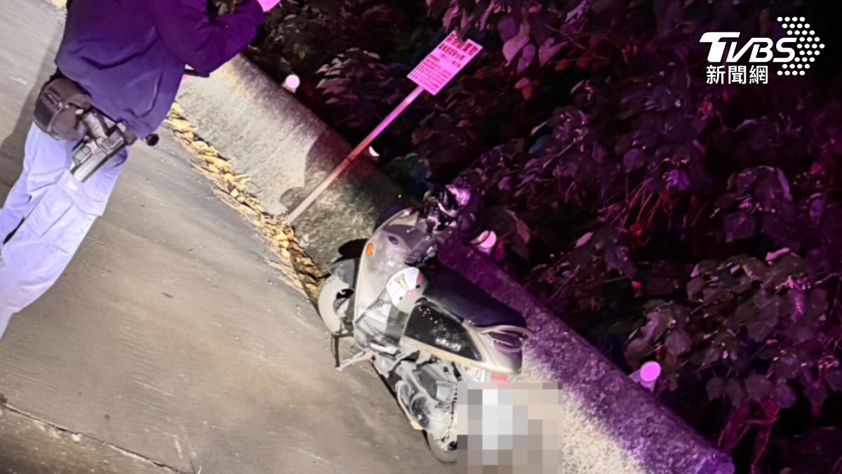 父子機車出現在高雄市燕巢區。（圖／TVBS）