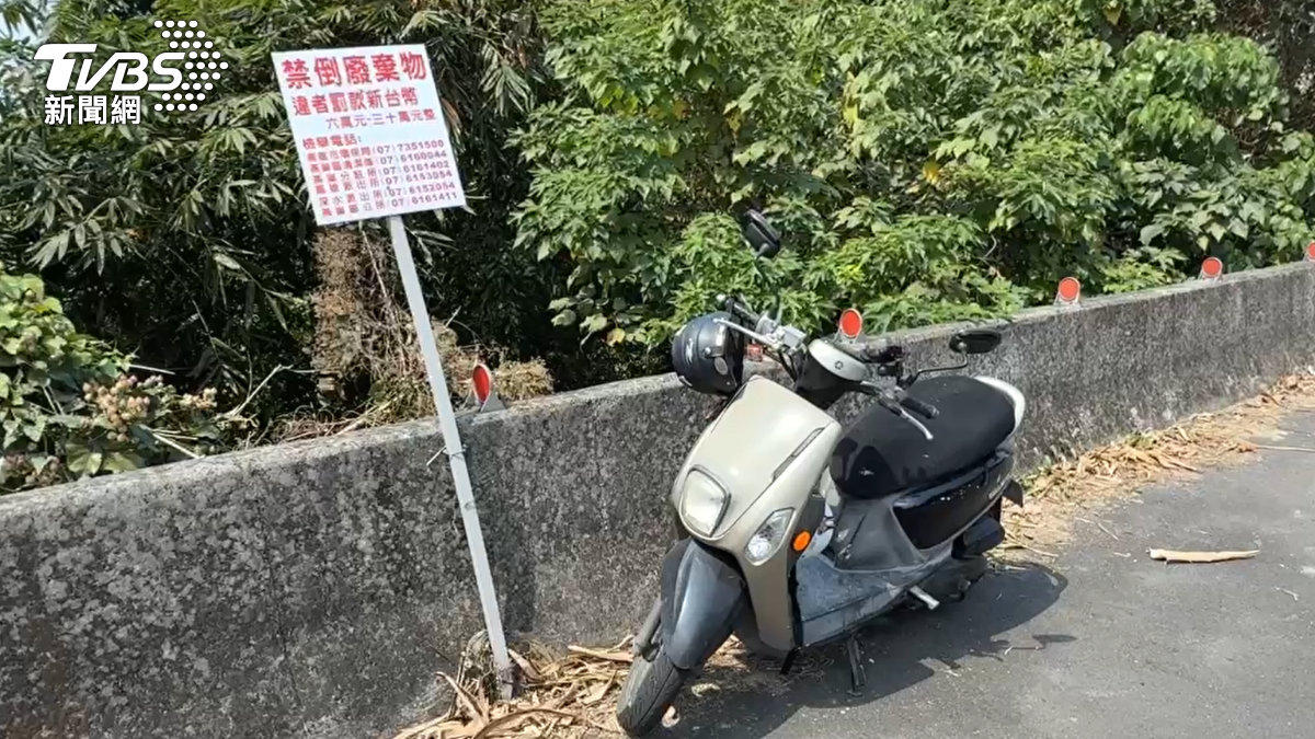 邱姓父子遠騎14公里,在燕巢發生意外,檢警不解要追真相。(圖/TVBS)