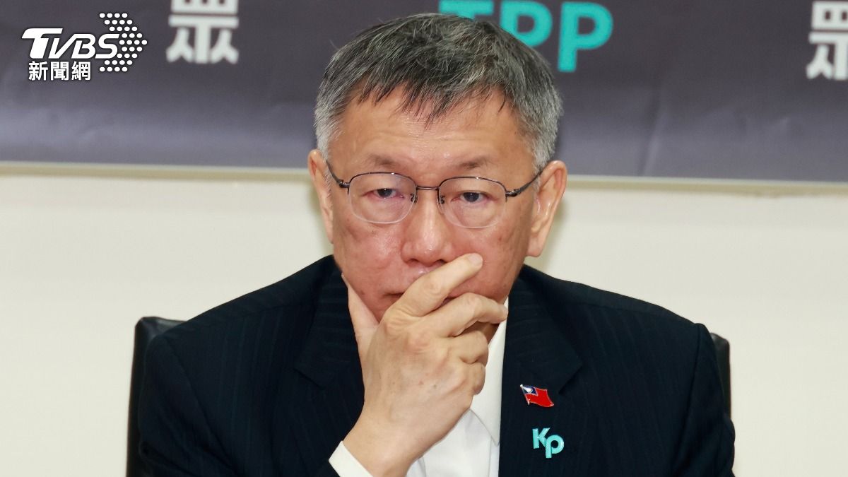 民眾黨創黨主席柯文哲。（圖／潘建樺攝）