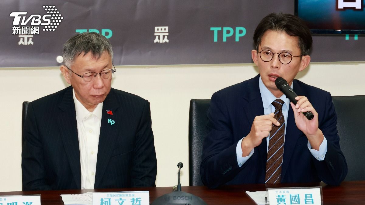 各界關注民眾黨前後任主席柯文哲、黃國昌兩個太陽動向。（圖／潘建樺攝）