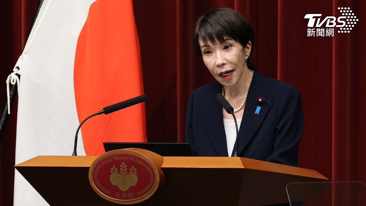 高市早苗面臨壓力。(圖/達志影像美聯社)