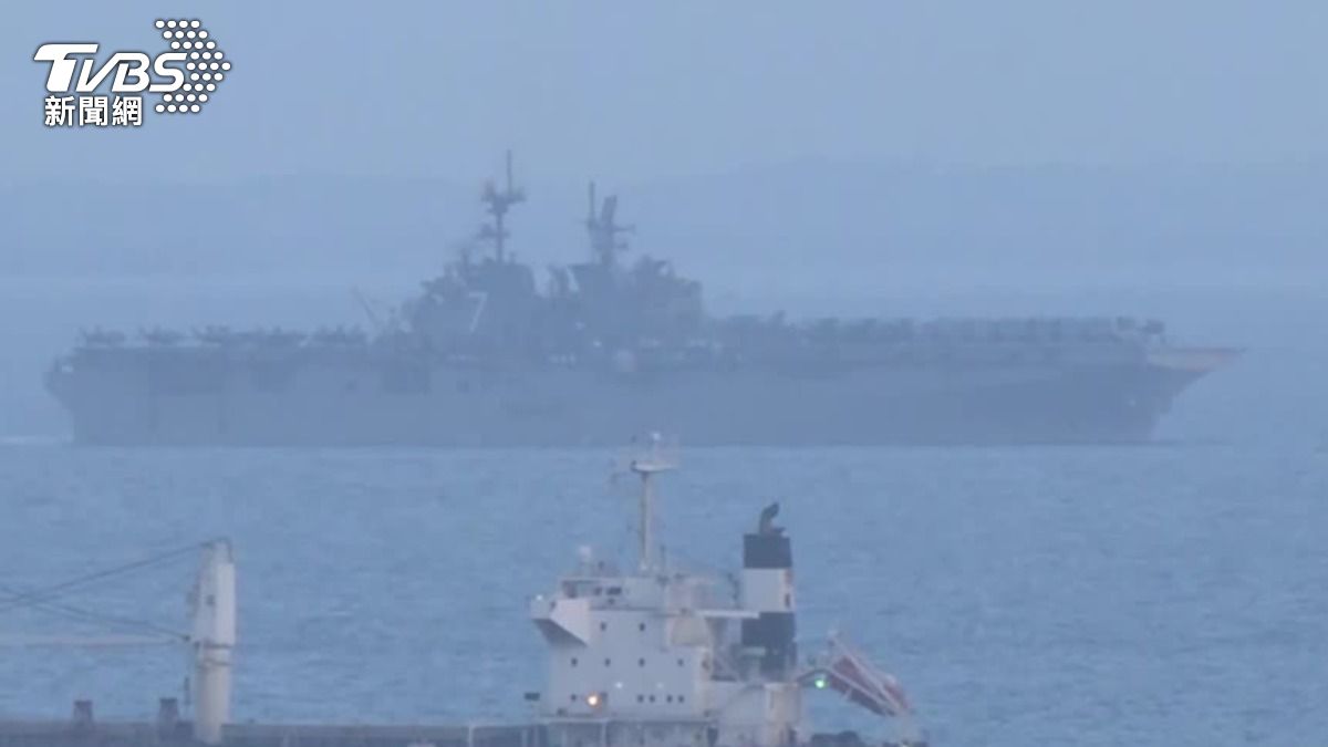 圖為美軍兩棲突擊艦「的黎波里號」。(圖/達志影像美聯社)