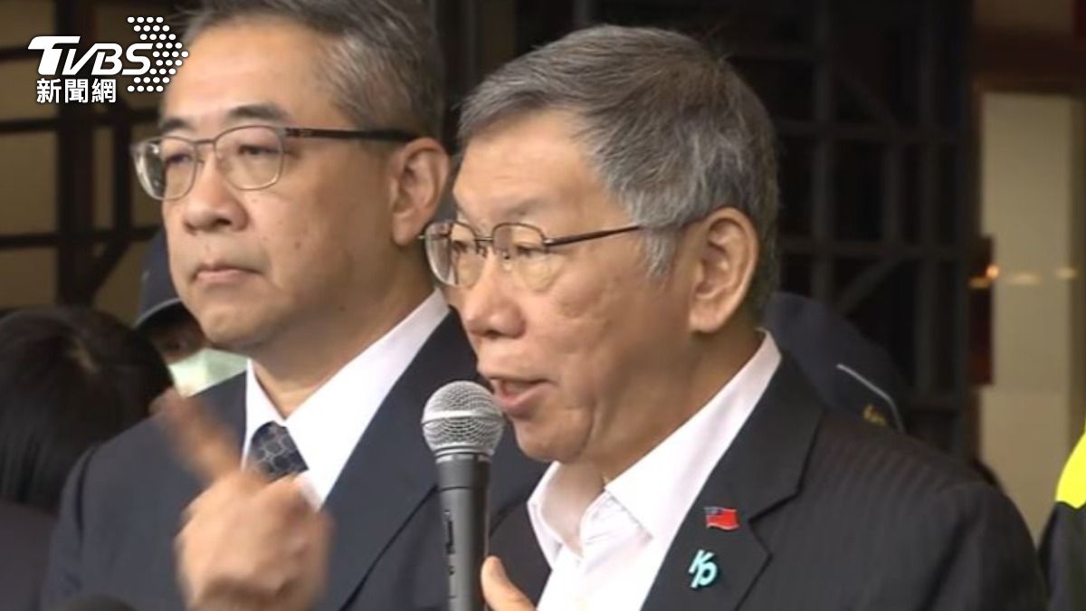 民眾黨創黨主席柯文哲。(圖/TVBS資料照)