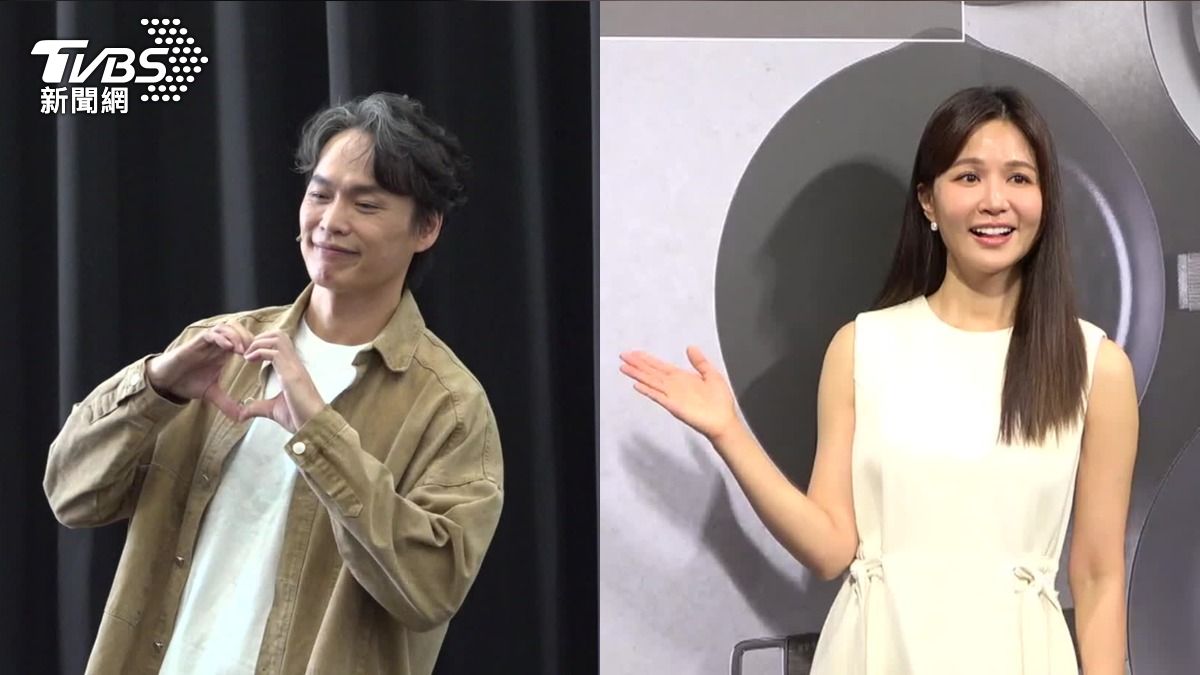 藝人黃鐙輝(左)、吳怡霈(右)分享投資心法。(圖/TVBS)
