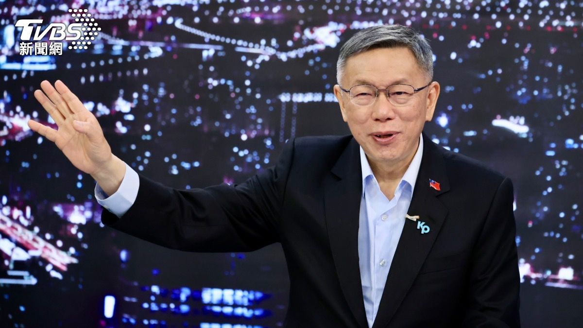 民眾黨創黨主席柯文哲。(圖/華子琛攝)