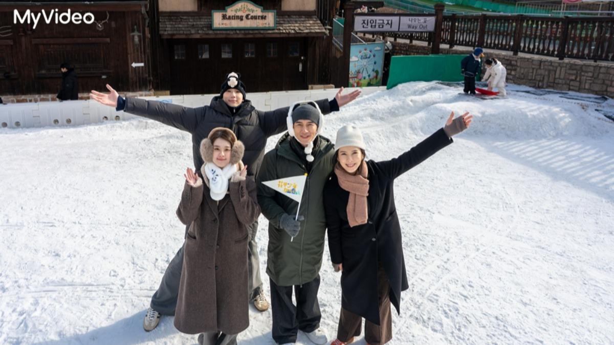 韓國媳婦天心帶路!最佳CP合體巧遇大雪 温昇豪自嘲當花甲不夠格