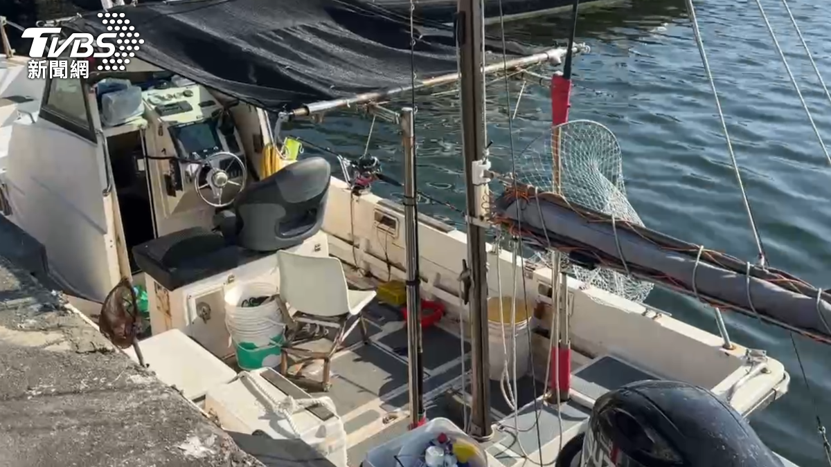 目前只尋獲吳姓船長遺體,海釣船與另一名釣客仍然下落不明。(圖/TVBS)