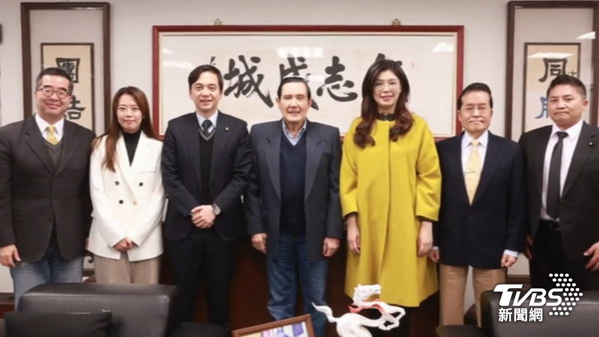 蕭旭岑與馬英九前總統(圖/TVBS資料畫面)