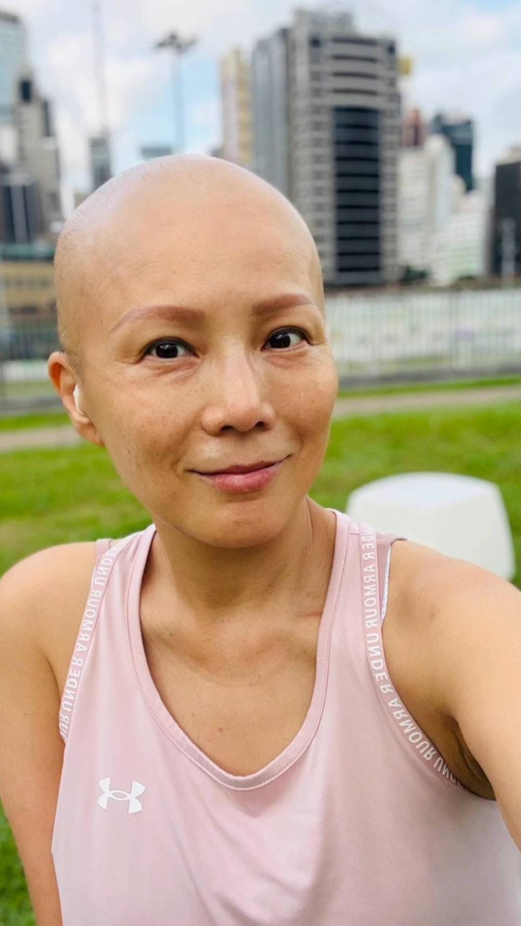 現年51歲的前港姐吳文忻,於2024年8月宣布乳癌復發。(圖/翻攝自IG@nat_ng_nat)