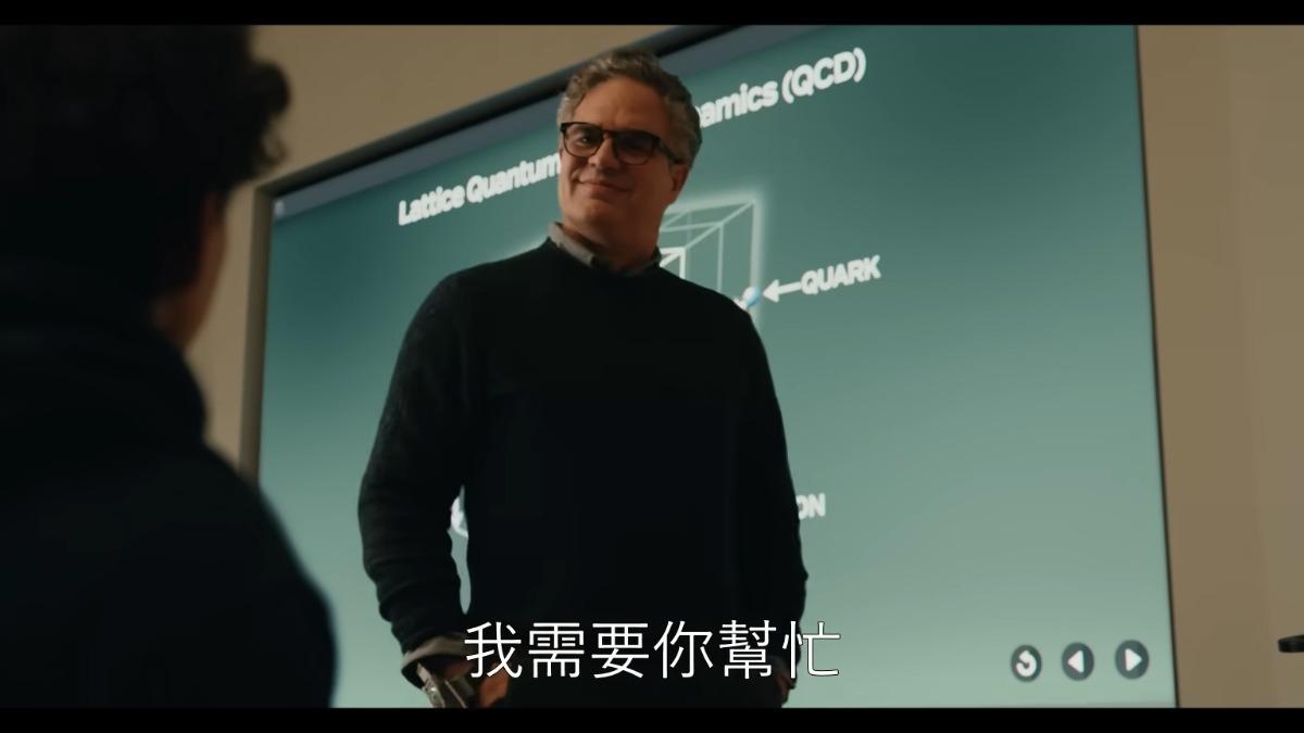 由馬克魯法洛飾演的「綠巨人浩克」也現身。(圖/翻攝自索尼YT)
