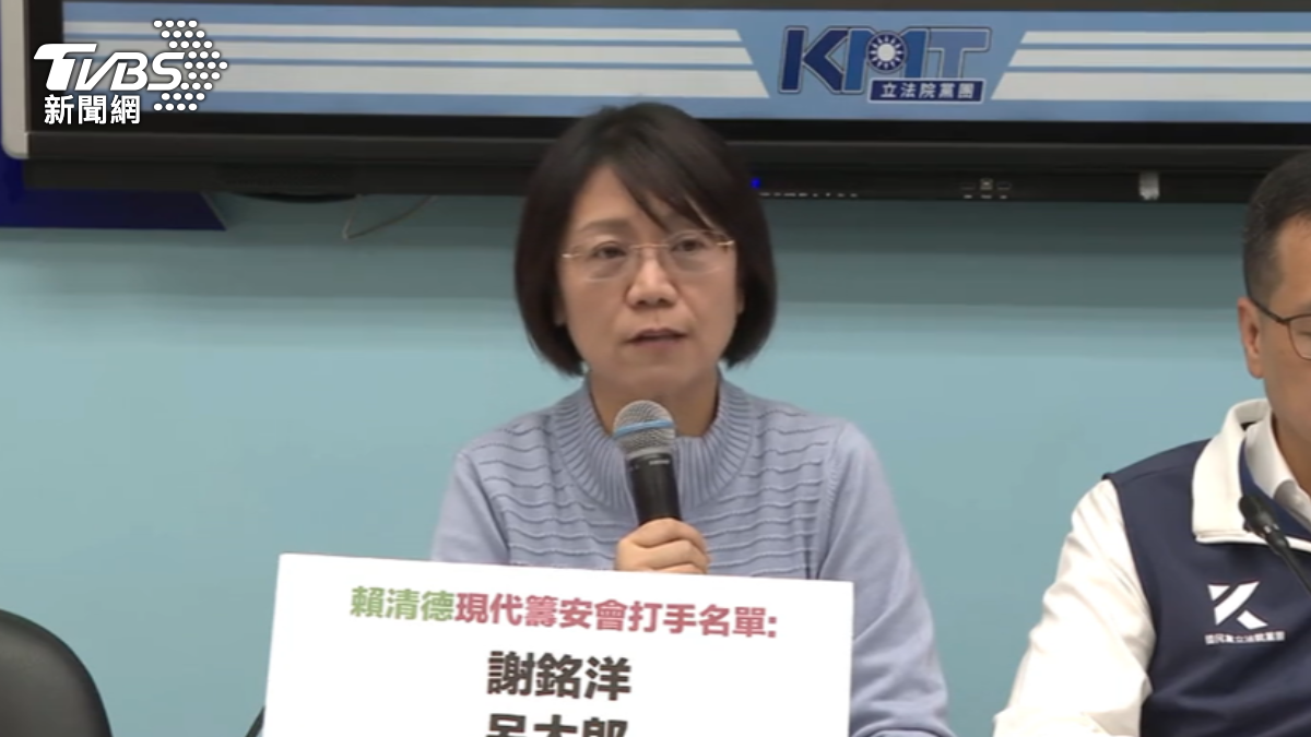 藍委陳玉珍替翁曉玲緩頰,認為匿名徵才是個人作風不同。(圖/TVBS)