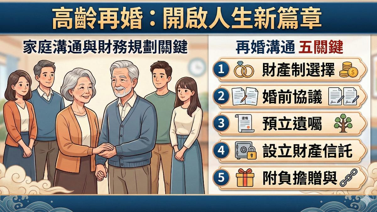 二婚談愛更要談錢,律師建議立婚前協議。(圖/TVBS)