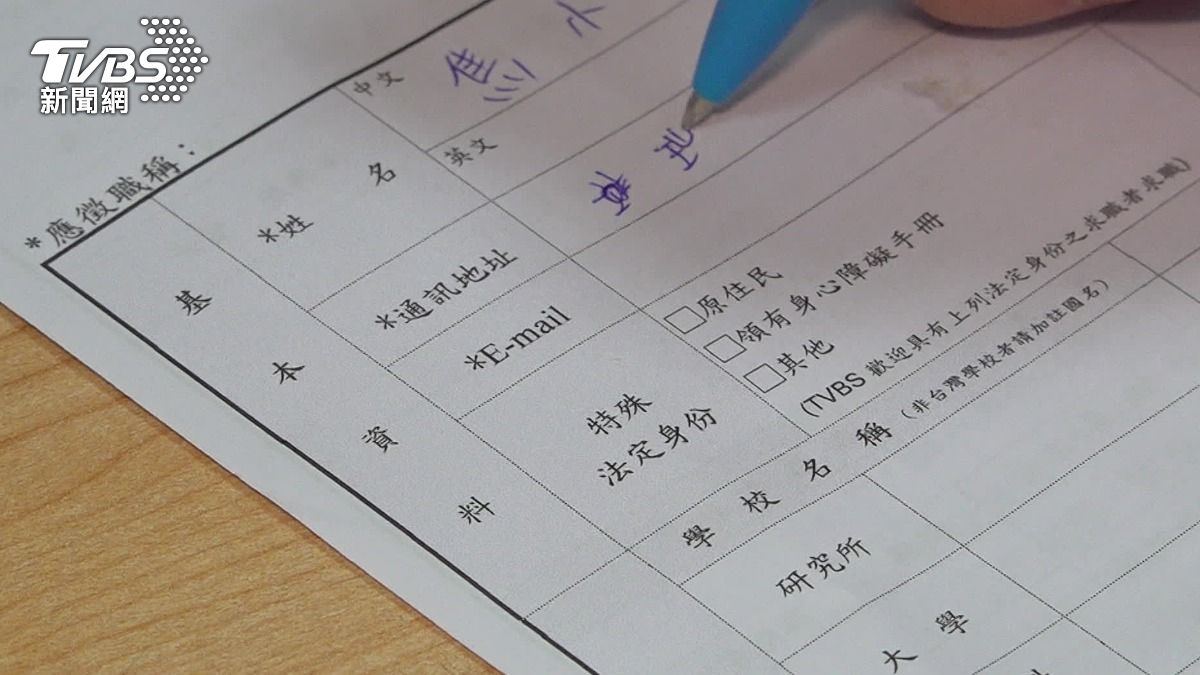 你填過什麼樣傻眼資料？求職季面試過程引討論。（圖／TVBS）