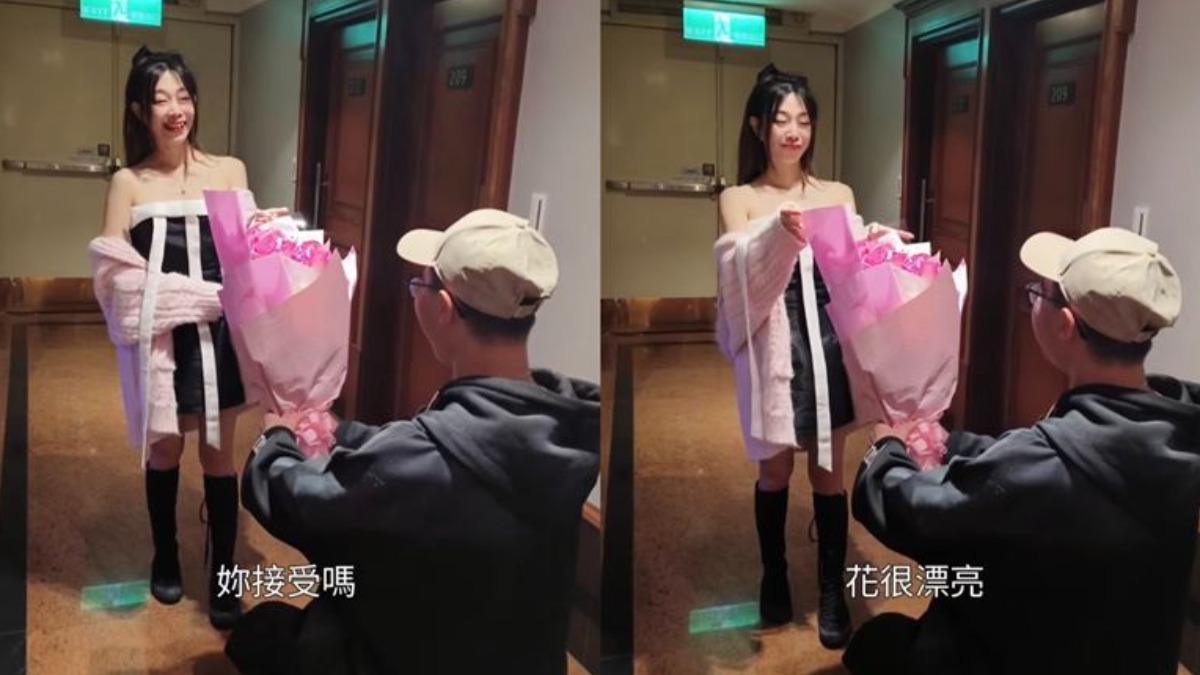 剛出獄就求婚!鄧佳華下跪激吻辣模女友 女方「4字回應」網友全震驚