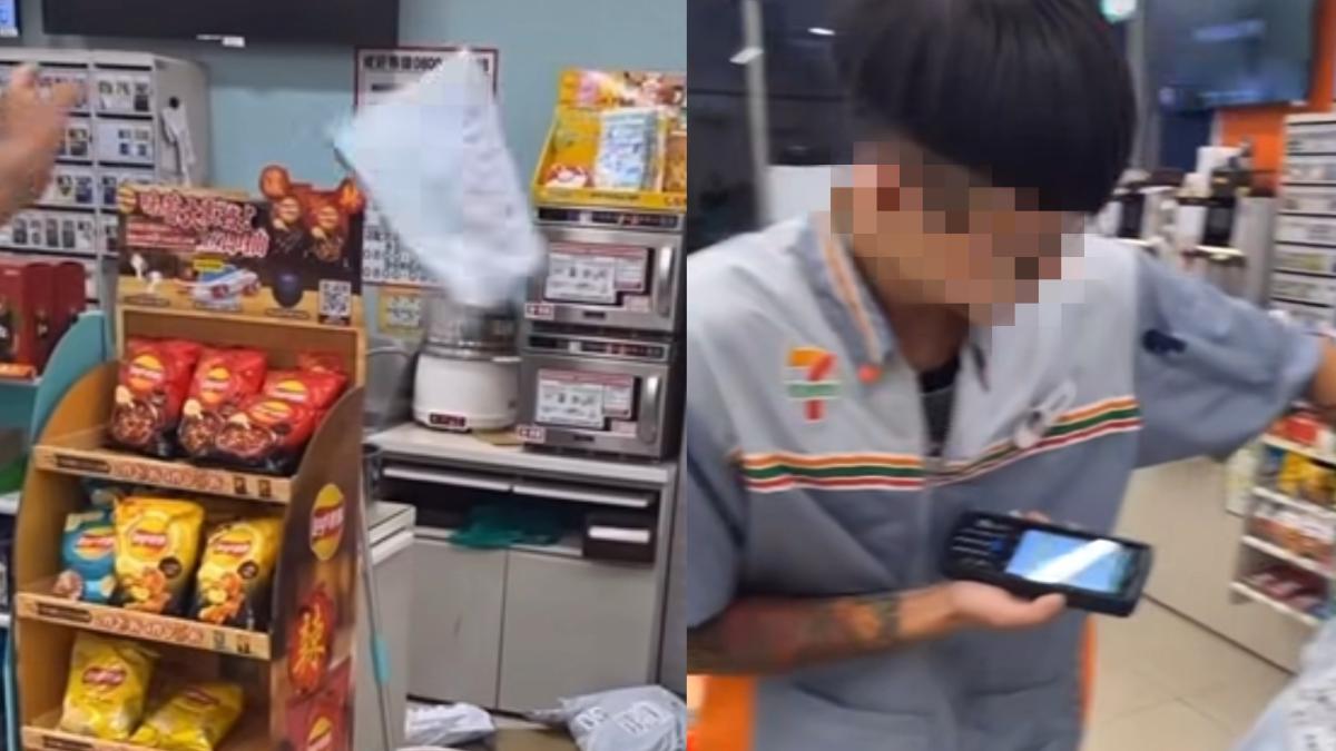 超商店員「狂摔包裹」嘻笑片全都錄 網酸:傻到上傳當證據