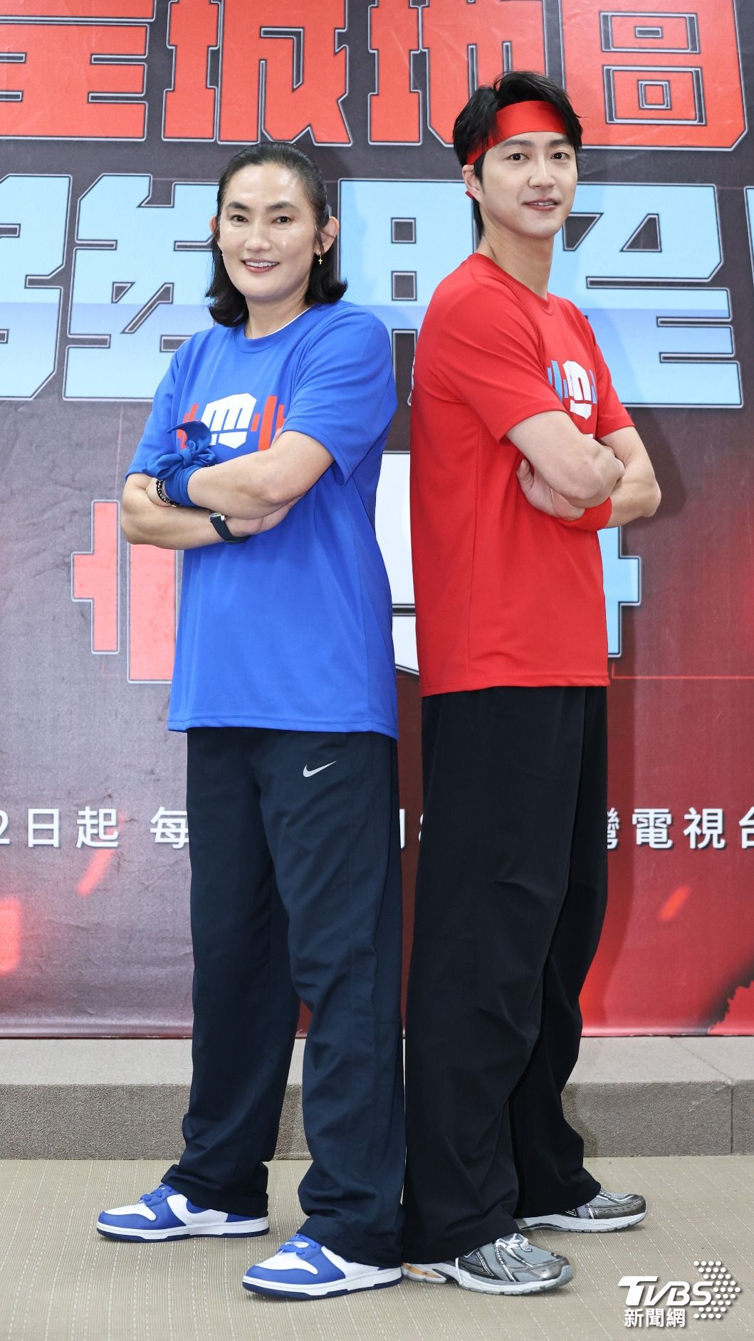 錢薇娟(左)、江宏傑再次對決。(圖/張哲鳴攝)