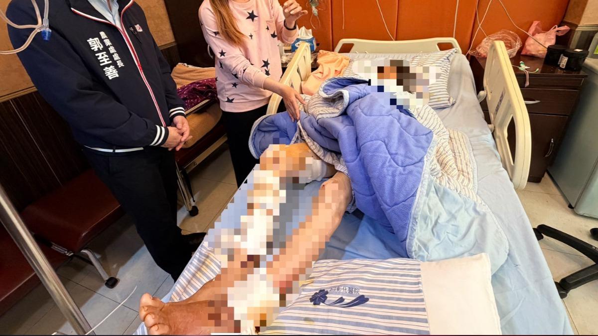 下田農作遇瘋狗!彰化嬤1打3遭撕咬 全身200處傷口命危
