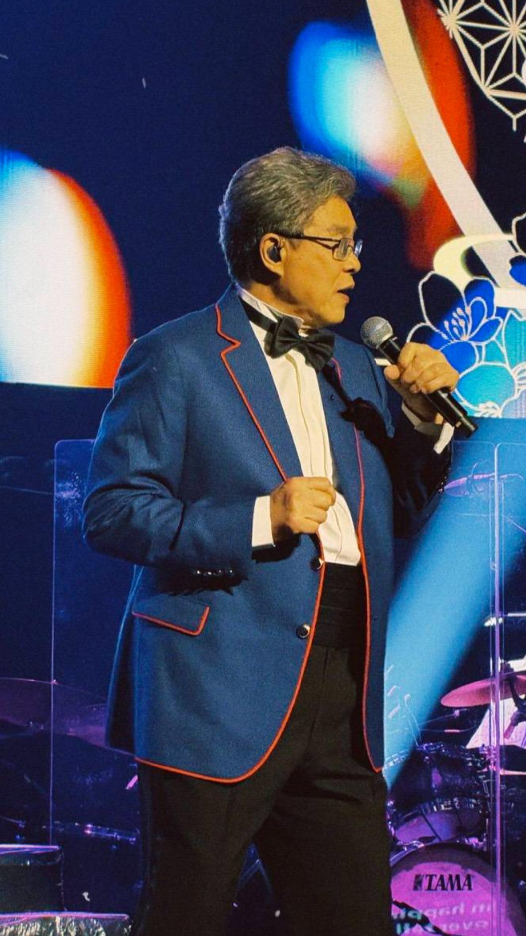 楊烈年輕時常在台中跑秀場,難忘和許不了同台演出的經歷。(圖/印太戰略智庫提供)