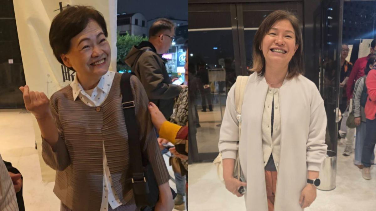 前台中市長張溫鷹(左圖)和寶島聯播網董事長賴靜嫻到場力挺。(圖/印太戰略智庫提供)