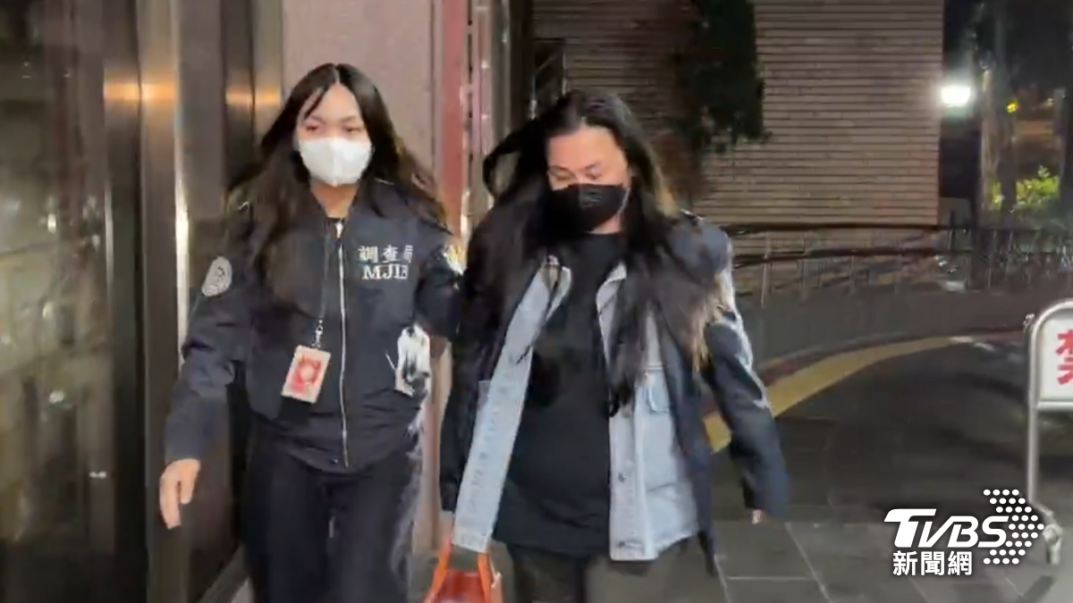 妻子林金俐3百萬交保限制出境。(圖/TVBS)