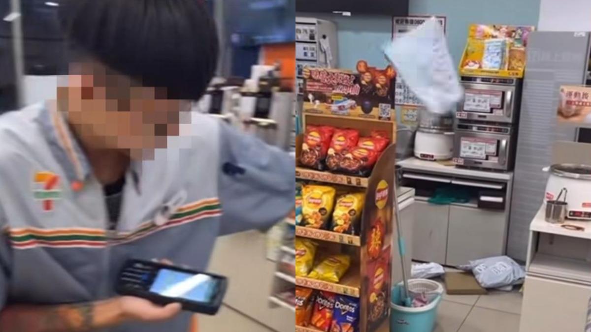 店員「大力摔包裹」還錄影！全過程曝光遭撻伐　711官方回應了