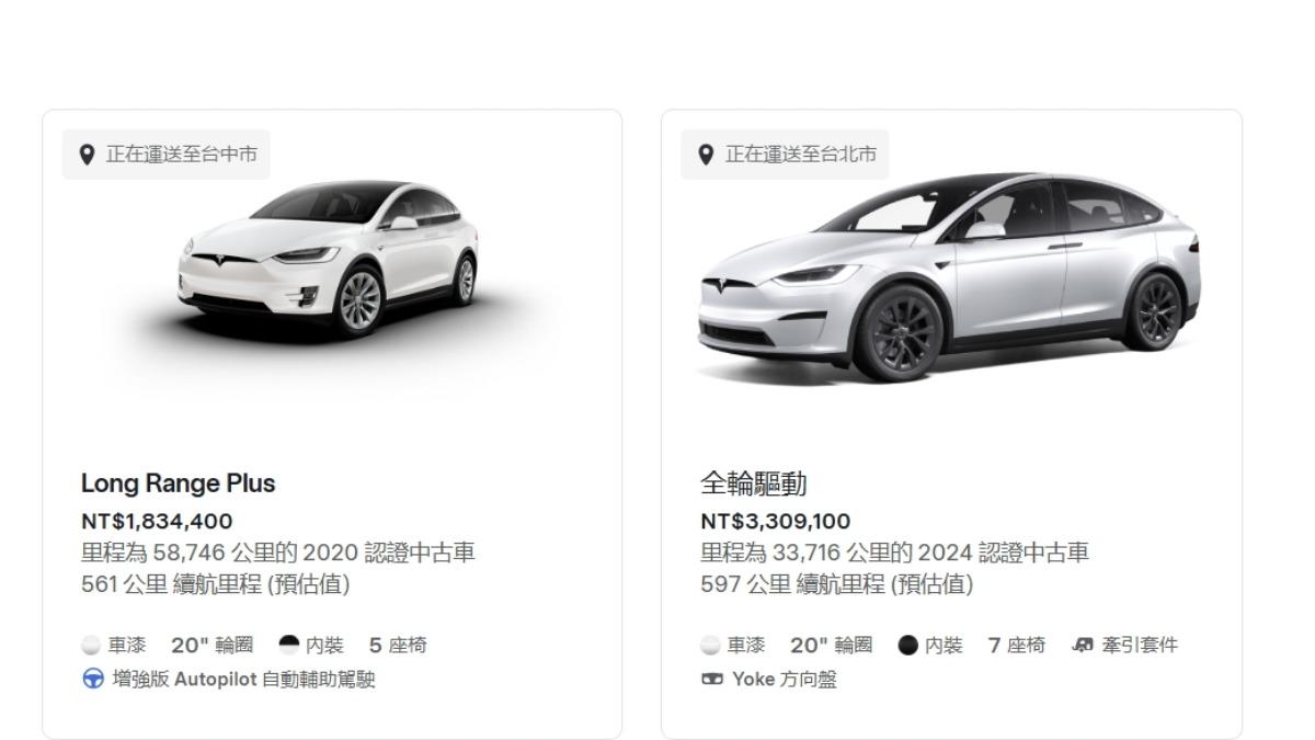 特斯拉-Tesla-馬斯克-機器人-電動車-Model S-Model X-停售-中古車-現貨車
