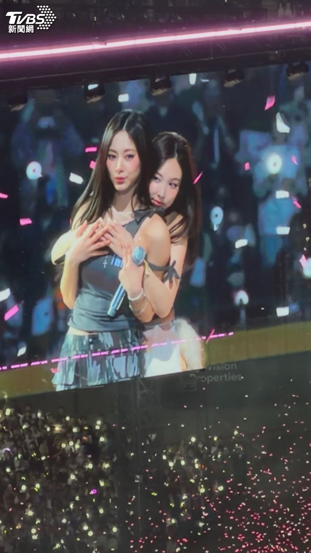 Twice首次唱進台北大巨蛋。(圖/民眾提供)