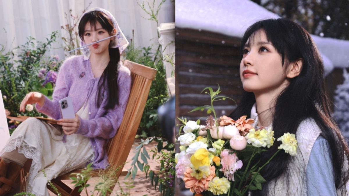 田曦薇時常穿著紫色系單品。（圖／翻攝自IG@vv.tian）