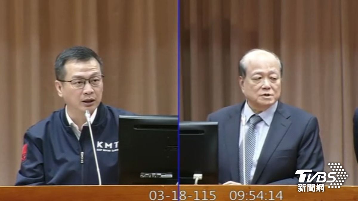 羅智強質詢核安會主委（圖／TVBS資料畫面）