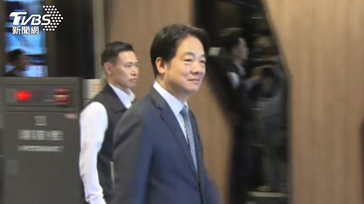 賴總統日前出席文總會員大會。(圖/TVBS)