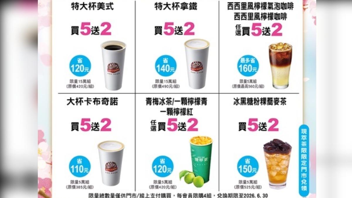 超商-咖啡-咖啡優惠-7-11咖啡-全家霜淇淋-好康-買一送一-萊爾富-美廉社