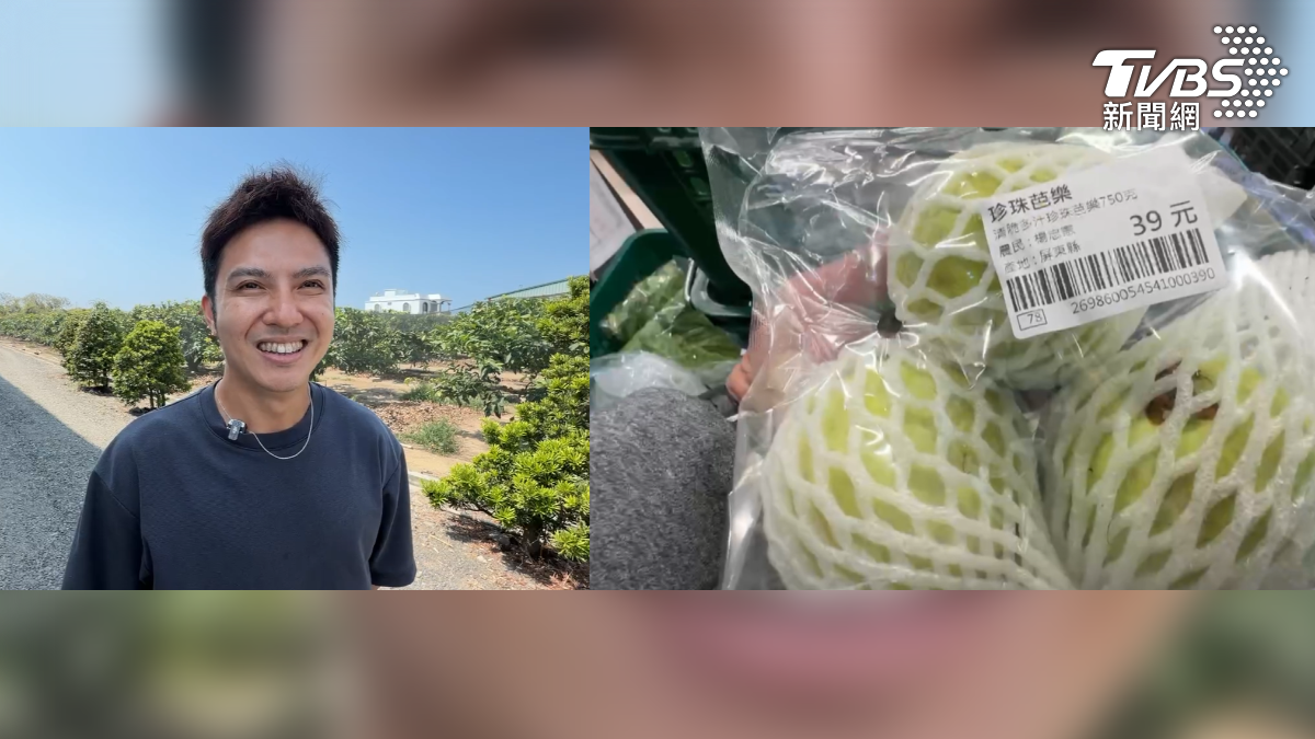 楊先生說感謝網友支持,其實芭樂好吃的秘訣,跟屏東日照充足有關。(圖/TVBS)