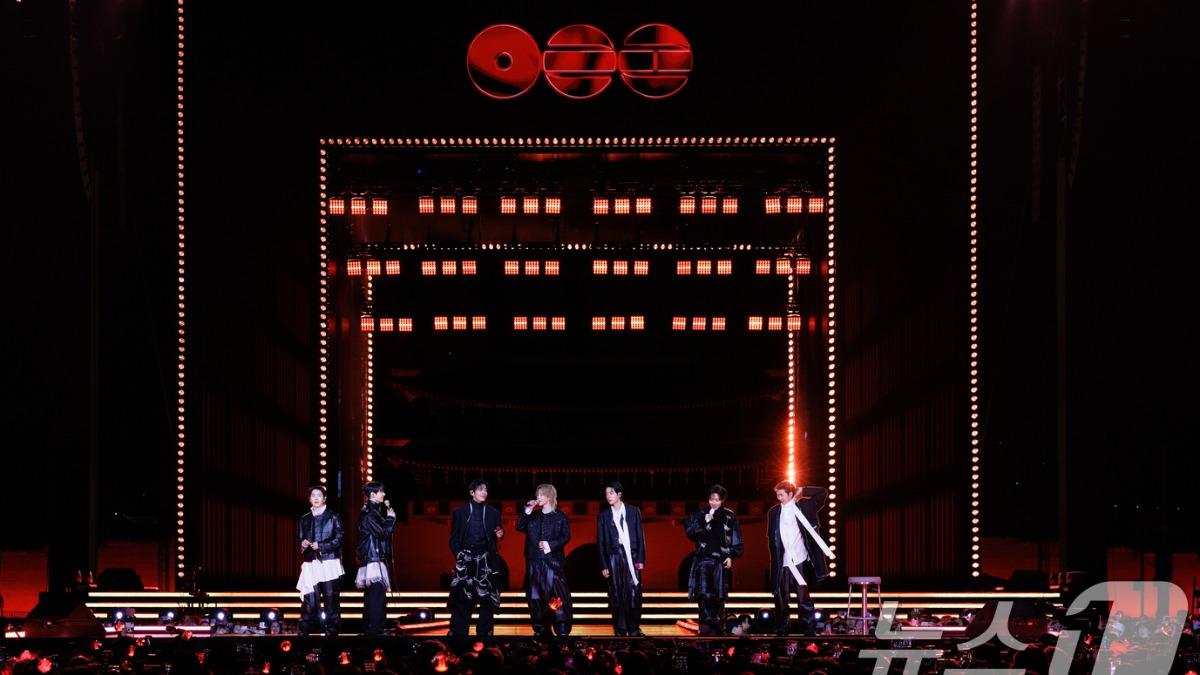 因應BTS開唱,動用了近1.5萬人力維安,導致民怨四起。(圖/news1提供)