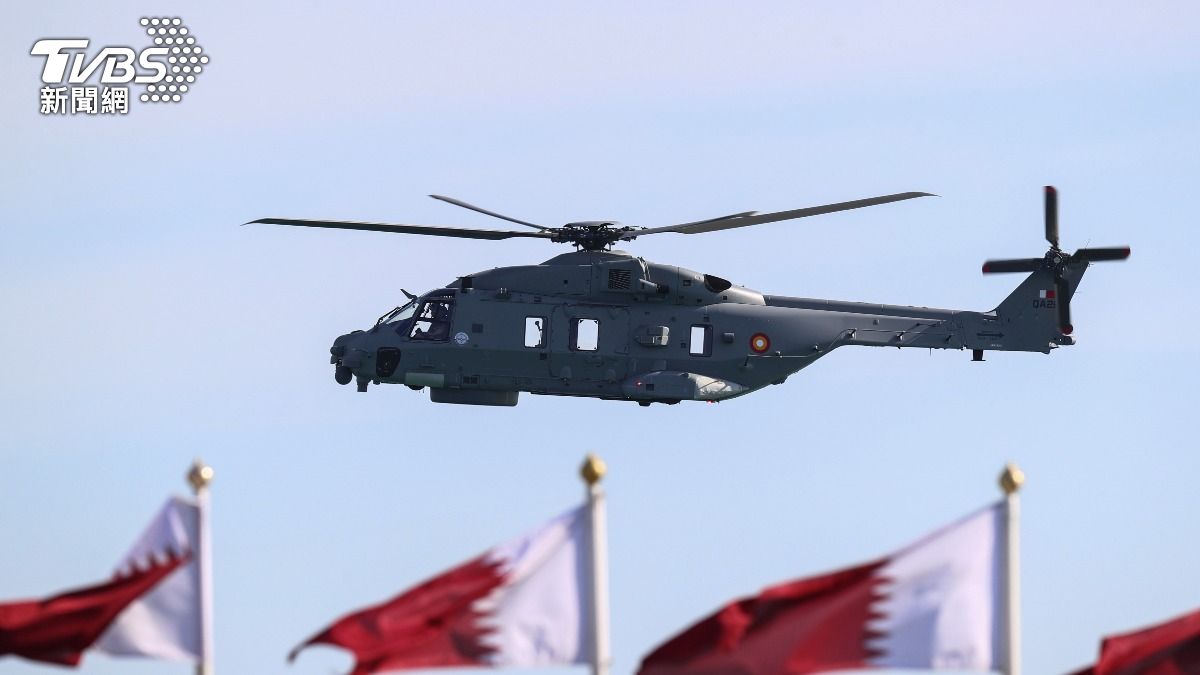 快訊/卡達軍用直升機墜海 至少6人罹難、1人失蹤