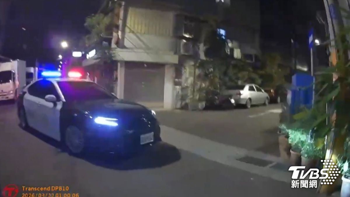 警方到場畫面。(圖/TVBS)