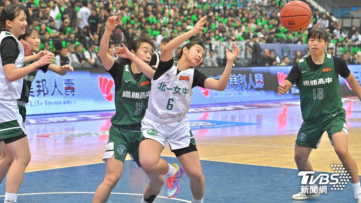 北一女上半場掌控比賽節奏暫時領先。（圖／胡瑞麒攝）