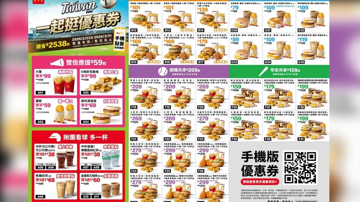 速食-優惠-麥當勞-頂呱呱-買一送-摩斯漢堡-必勝客-達美樂-繼光香香雞-酷洛米