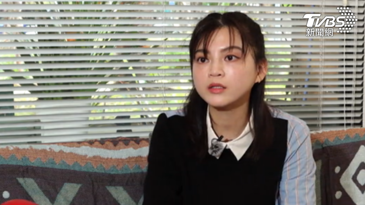 葉欣眉侃侃而談自己對拳擊運動的喜愛。(圖/TVBS)