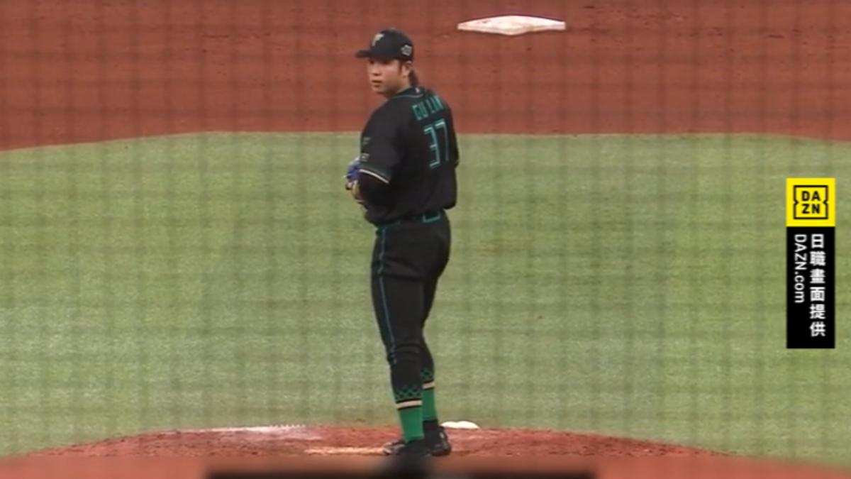 古林睿煬旅日新球季先以後援為主。（圖／DAZN Taiwan）