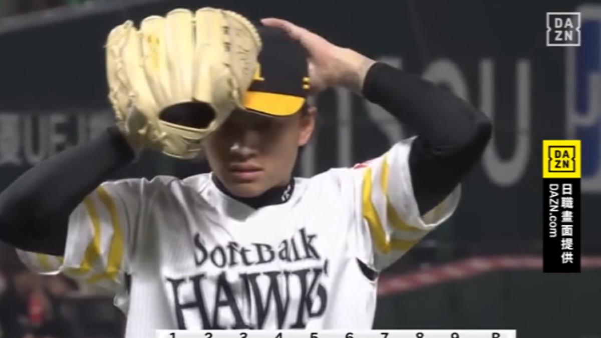 徐若熙排進軟銀開季先發。（圖／DAZN Taiwan）