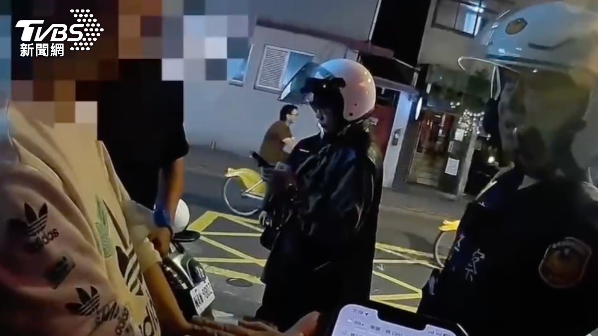 男子犯案後一小時就被警方查獲。(圖/TVBS)