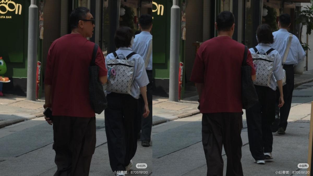 劉青雲中環被捕捉!低調約會愛妻郭藹明 網友曝私下親民模樣