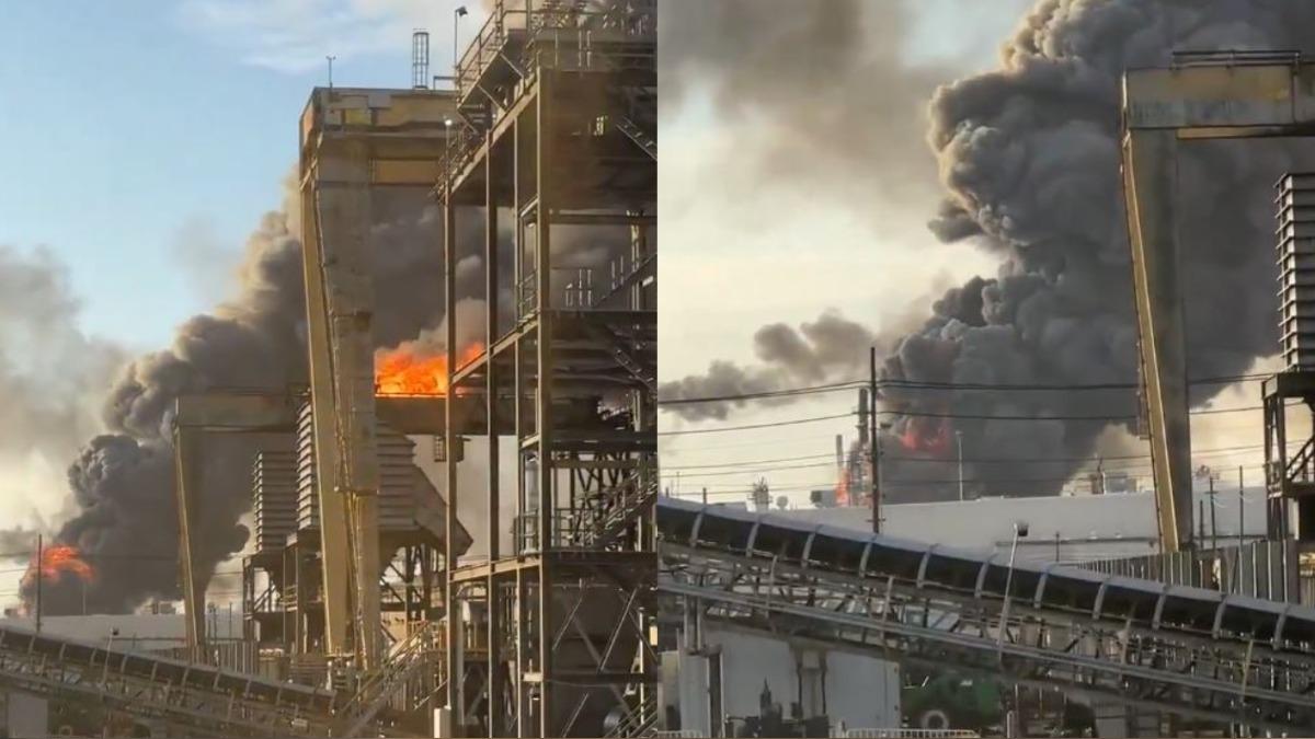 快訊/美國德州煉油廠爆炸「濃煙火焰竄天際」 官方急發避難令