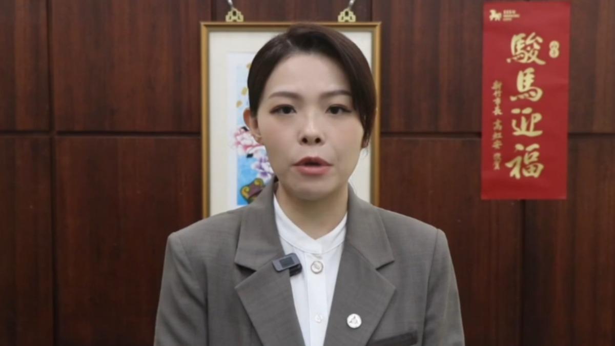新竹市長高虹安駁斥李貞秀言論。(圖/高虹安提供)