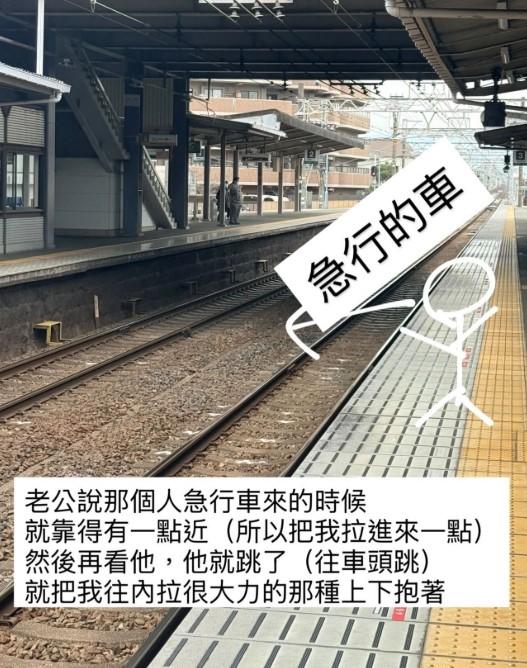當事人描述事發示意圖。(圖/當事人提供)