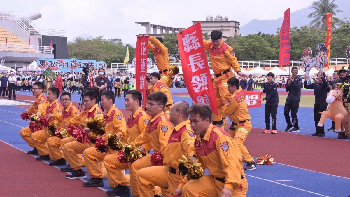 花蓮縣機關聯合運動會。(圖/徐榛蔚臉書)