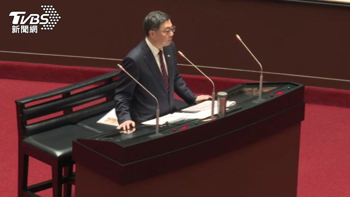 行政院長卓榮泰證實噩耗，透露顏慧欣生前因病請辭。（圖／TVBS）